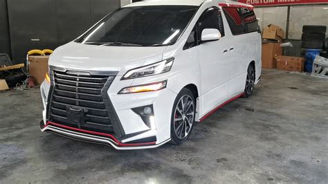 TOYOTA VELLFIRE ANH20 2008 14 CONVERT TO ANH30 2015 17 BODY PARTS AND