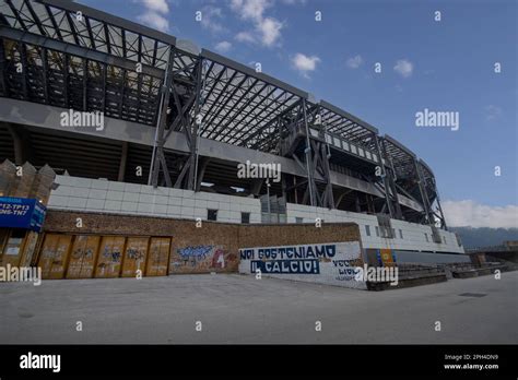 The Diego Armando Maradona Stadium Home To Ssc Napoli In Naples