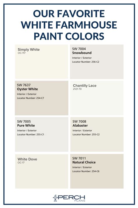 The Best White Modern Farmhouse Exterior Paint Colors Farmhouse Paint