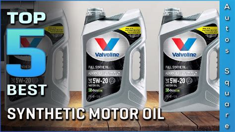 Top 5 Best Synthetic Motor Oil Review In 2024 Youtube