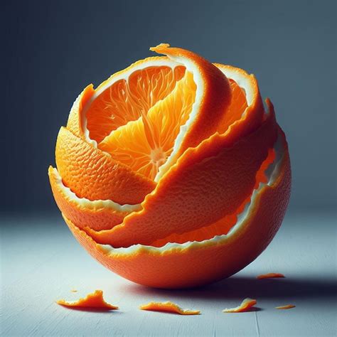 Premium Photo Orange Peel Unveiled