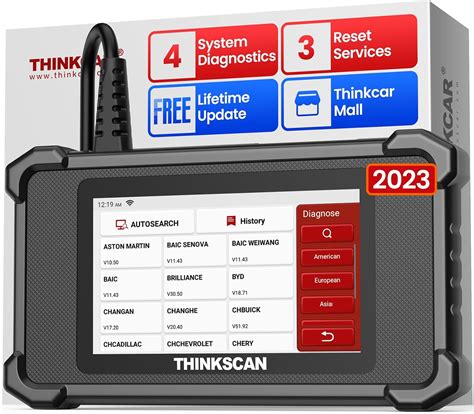 Amazon Fr Thinkcar Valise Diagnostic Auto Thinkscan Sr Abs Srs Tcm