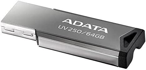 Adata Gb Memoria Flash Usb Color Plata Con Negro Modelo Uv