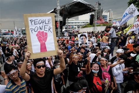 Bangkok Post Anti Duterte Rally Held On People Power Anniversary