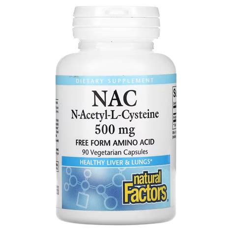 NAC N Acetyl L Cystein 500 mg 90 Kapseln Natürlich Schleimlösend Immun