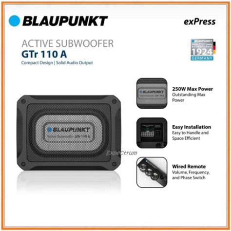 Jual Jual Subwoofer Kolong Aktif Blaupunkt Gtr A Active Slim