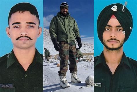 Three Jawans Martyred In Siachen Glacier Avalanche Indian Army Amar