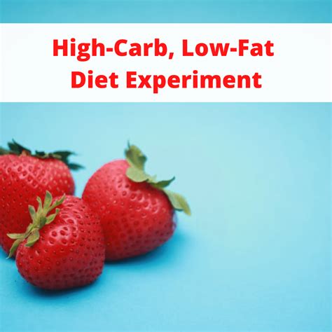 High Carb Low Fat Vegan Diet Experiment