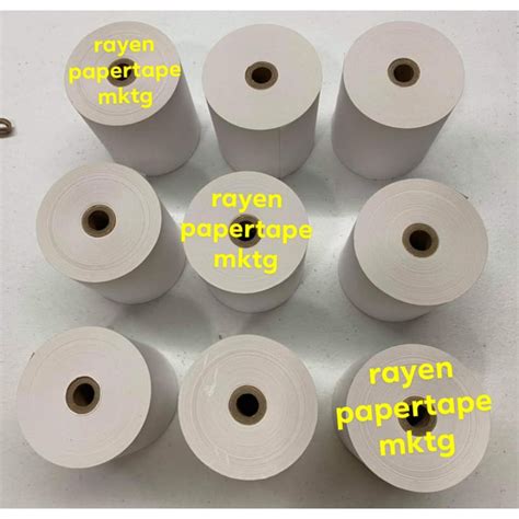 Rolls Pos Journal Receipt Paper Roll Mmx Mm Shopee Philippines