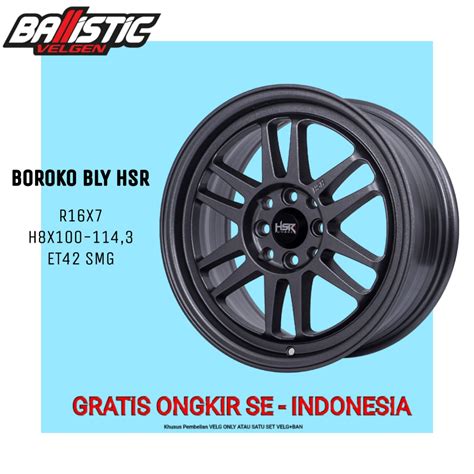 Jual Velg Mobil Suzuki Ignis Swift Baleno Splash HSR BOROKO BLY