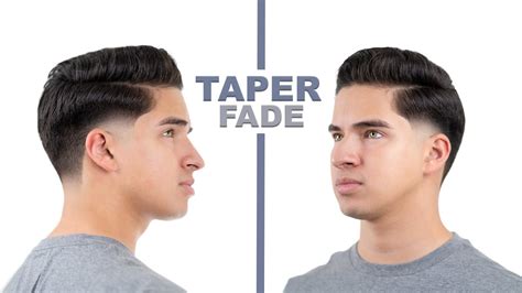 COMBOVER TAPER FADE HAIRCUT TUTORIAL YouTube