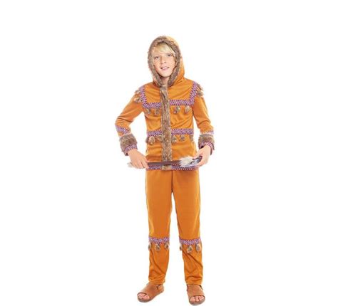 Déguisement esquimau orange enfant