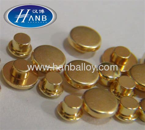 Gold Plated Electrical Bimetal Contact Rivet From China Manufacturer