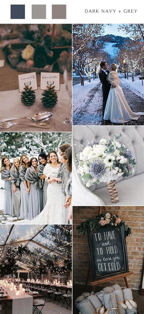 TOP 10 Winter Wedding Color Palettes FOR 2025 CFC