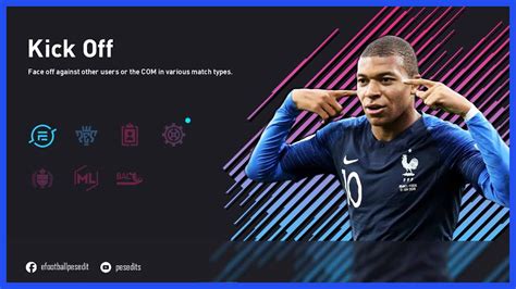 EFootball Pro Menu Theme For PES 2021 New Menu Graphics YouTube