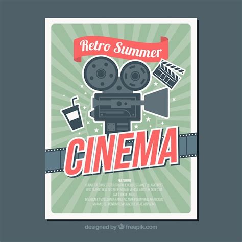 Free Vector | Vintage movie poster