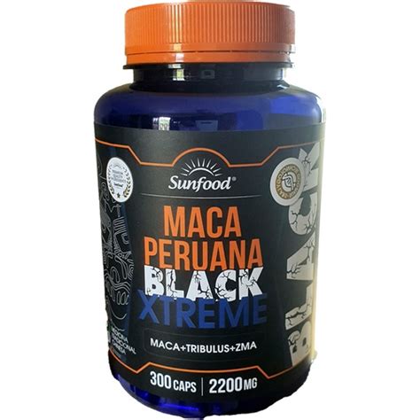 Maca Black Xtreme Mg C Psulas Sunfood Clinical Shopee Brasil