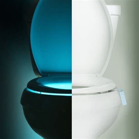 Illumibowl Motion Activated Bathroom Light Multi Color Led