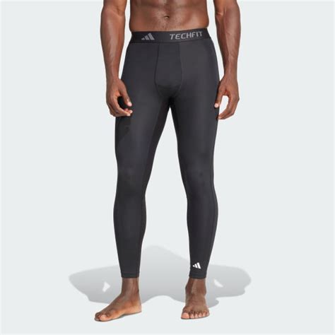 Adidas Techfit Compression Training Long Tights Black Free Shipping