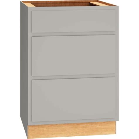 Wood Floors Plus Base Cabinets Aristokraft Ellis Stone Gray Drawer