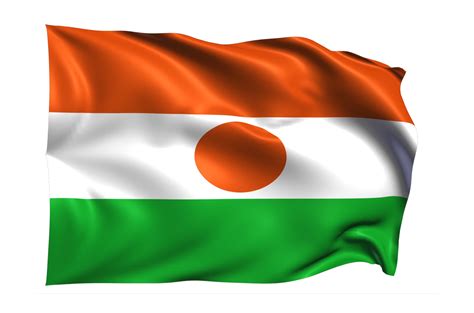 Niger Waving flag Realistic Transparent Background 15309588 PNG
