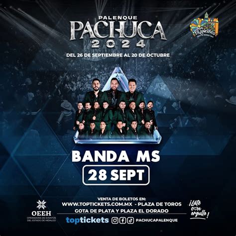 Boletos Banda MS Palenque Feria Pachuca 2024 Feria De Pachuca 2024