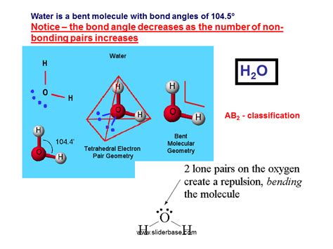 How To Find Bond Angle Of H2o