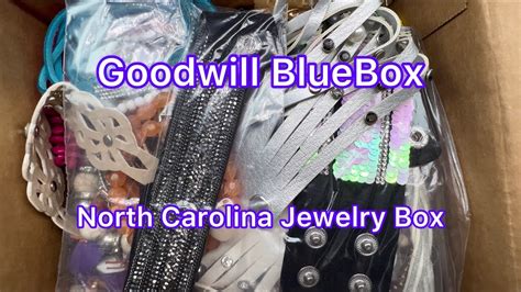 Goodwill Bluebox Mystery Jewelry Box North Carolina Monette Of Paris