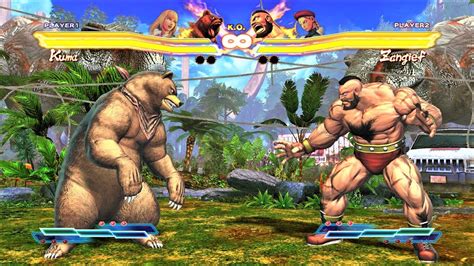 Kuma Lili Vs Zangief Cammy Hardest Ai Street Fighter X Tekken