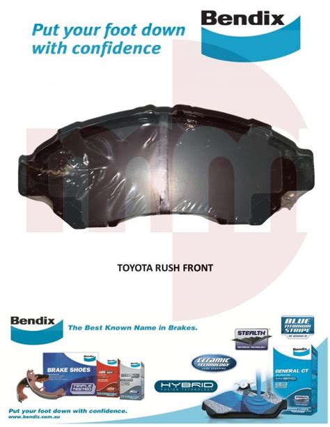 Bendix Gct Brake Pads For Toyota Rush Front Original Db Gct Lazada Ph