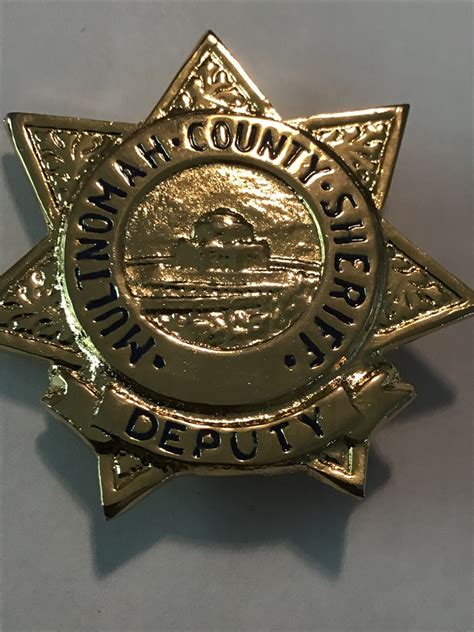 Collectors-Badges Auctions - Multnomah County Oregon Deputy Sheriff REDUCED