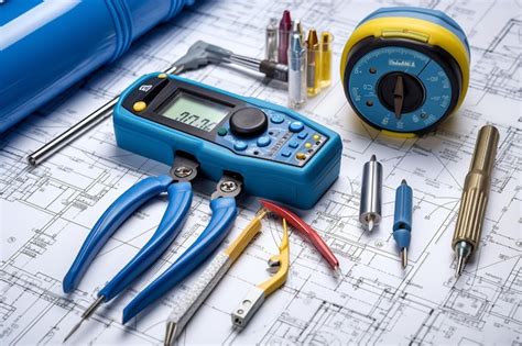 Premium Photo Electrician Tools And Wiring Equipment Generative By Ai