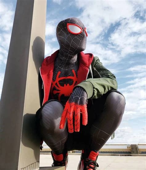 Disfraz de Cosplay de Miles Morales Spider Man Traje de Etsy España