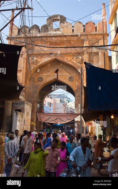 One Of The Old City Gates In Ajmer In Rajasthan India Stock Photo Alamy