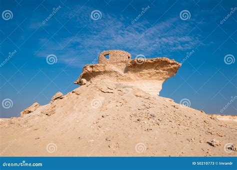 Fort In The Zekreet Desert Of Qatar Middle East Stock Image Image Of