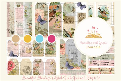Beautiful Blessings Ephemera Kit Graphic By Sunshineandgracejournals