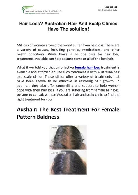 Ppt Australian Hair And Scalp Clinics Have The Solution For Your Hair