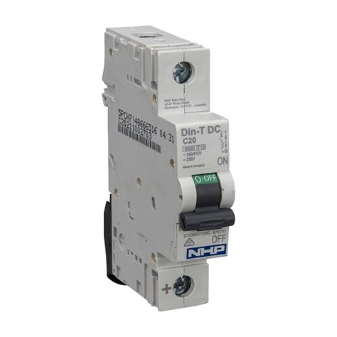 Nhp Din T Miniature Circuit Breaker Dc Ka Pole A C Curve