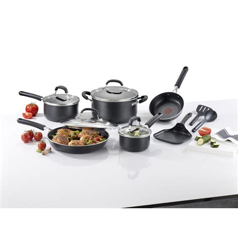 T Fal 12 Pc Opticook Nonstick Titanium Cookware Set Shop Your Way