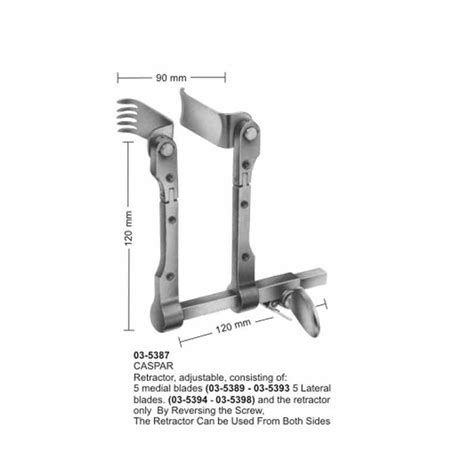 Caspar Retractors For Cervical Vertebral Column Nursing Instruments