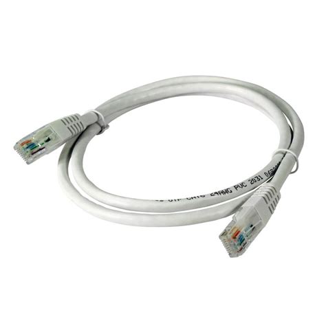 Network Cable Rj45 Uutp Cat 6 Cu Pvc 1m White Box 10 Units Televes