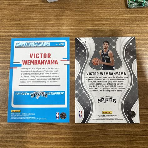 Panini Donruss Basketball Victor Wembanyama Rc Base