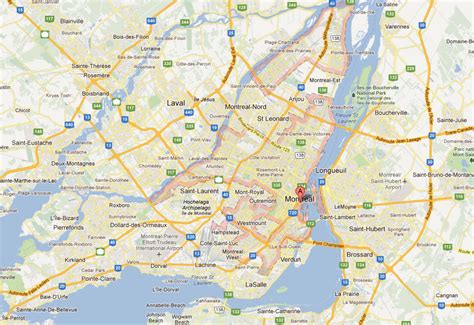 Montreal Map and Montreal Satellite Image