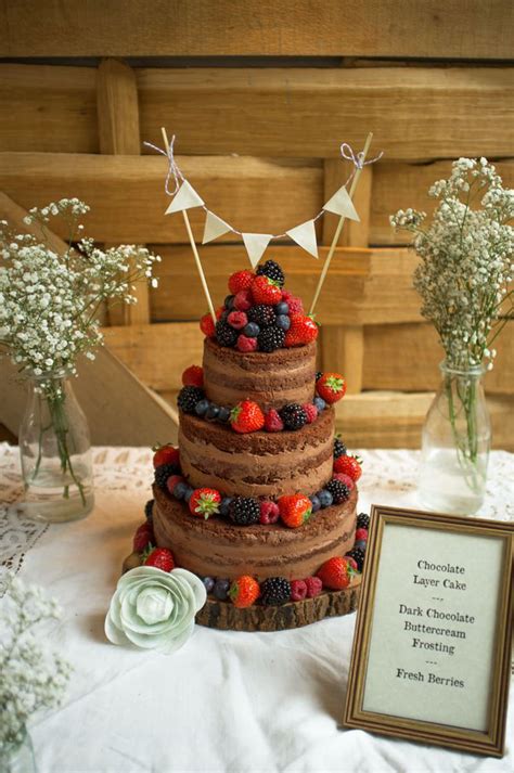 Ideias De Naked Cake Para Decorar Sua Mesa De Casamento Enoivado