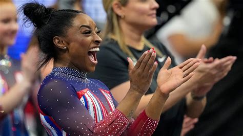 Simone Biles Leads Us Womens Gymnastics Team In Paris Olympics