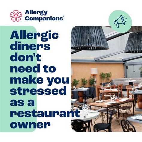 How to cater for allergic diners
