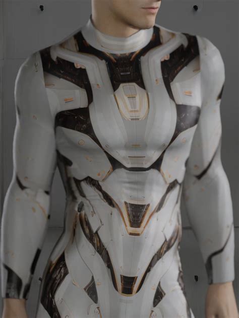 HAUTICO Futuristic Spaceman Armor Costume For Men Custom Fit Available