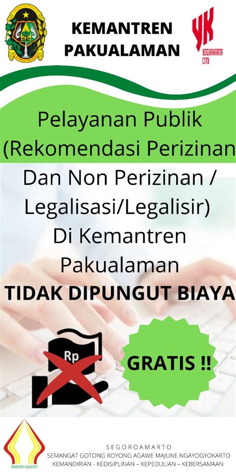 Kemantren Pakualaman PELAYANAN PUBLIK GRATIS