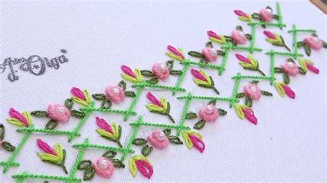 Bordado Con Hilo Puntada Decorativa Hand Embroidery Decorative