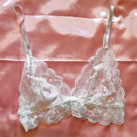 Beautiful Bbydoll White Lace Gorgeous Bralet Size Depop